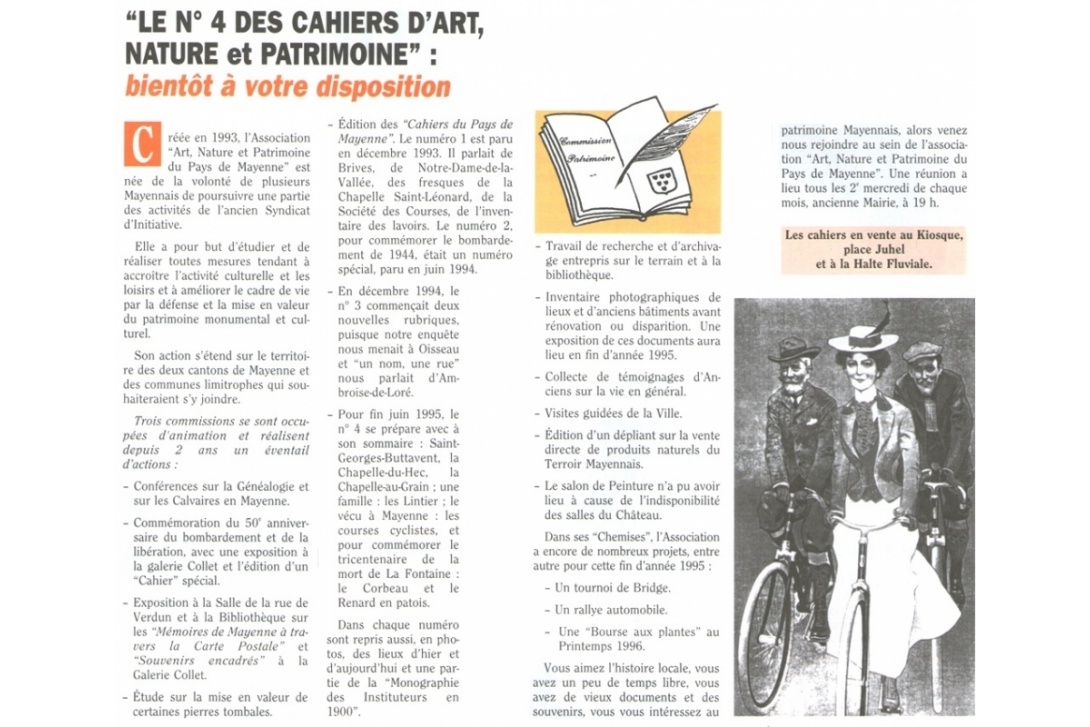 Cahier n° 4 - Saint-Georges-Buttavent ... : Journal Municipal d'Informations n°118, Juin 1995