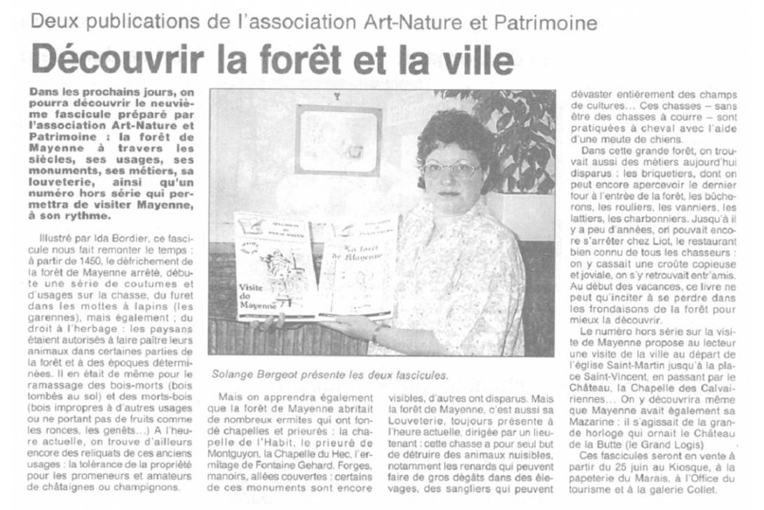Cahier n° 9 - Ouest-France du 24 juin 1998