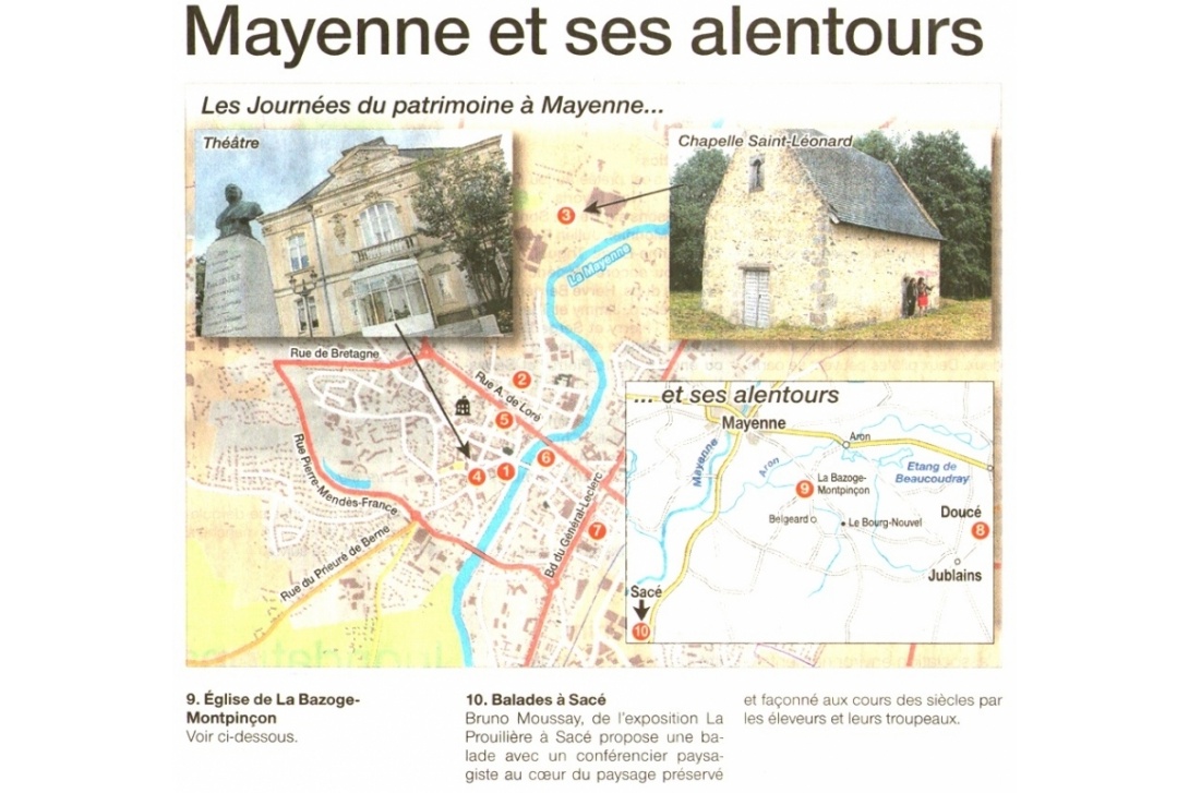 2013, Journées du Patrimoine - Ouest-France des 14-15 septembre 2013 (p. 2/2)