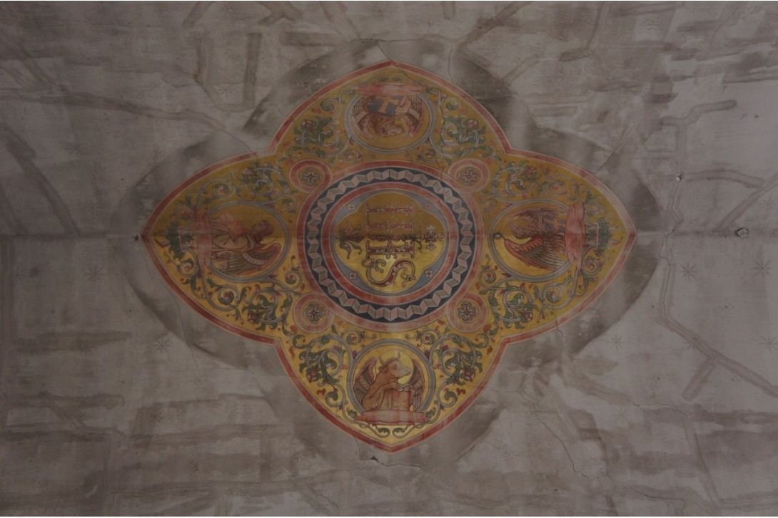 2013, Journées du Patrimoine - Détail du plafond de la chapelle