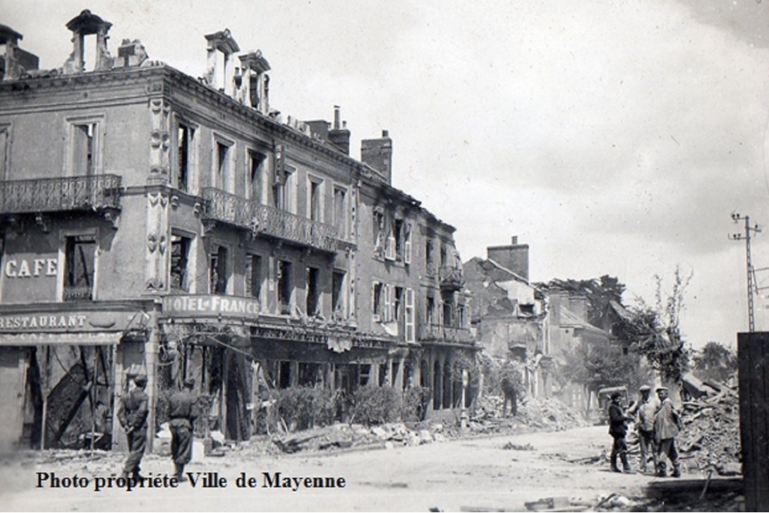 Bombardement de Mayenne - Bd de Montigny
