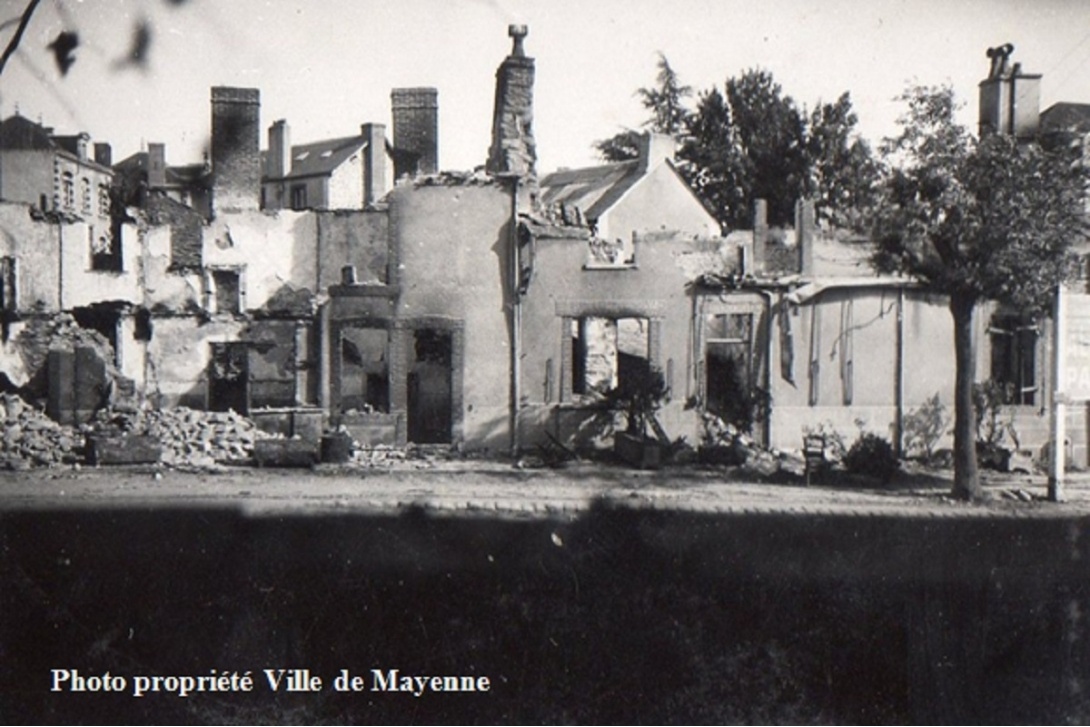 Bombardement de Mayenne - Bd Lintier
