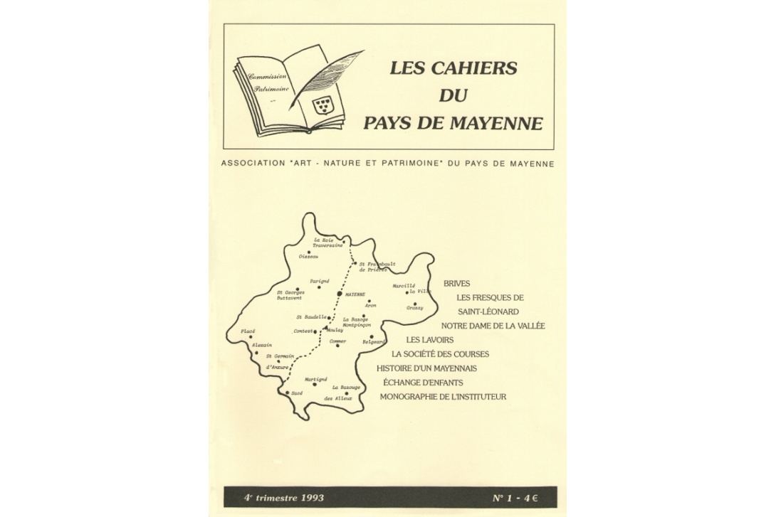 Cahier n° 1 - Brives, Saint Léonard ... : Couverture