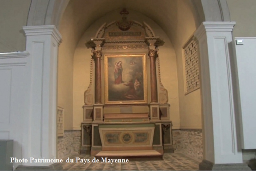 La Visitation de Mayenne - Autel à Sainte-Justine