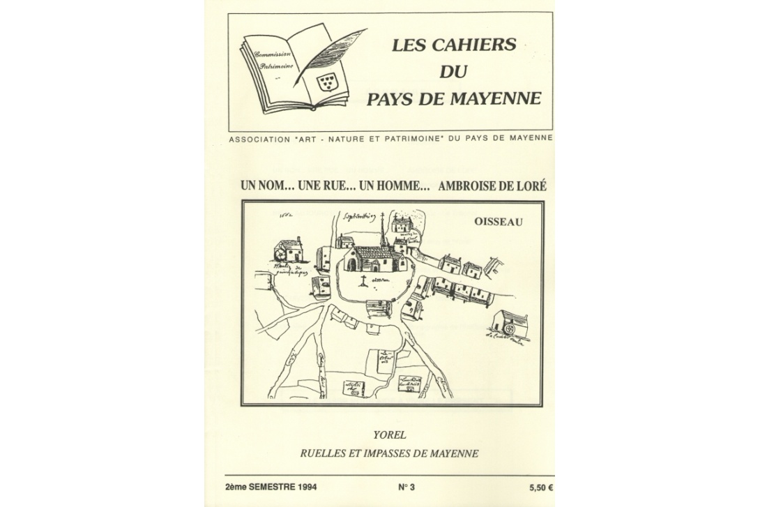 Cahier n° 3 - Oisseau, Ambroise de Loré ... : Couverture
