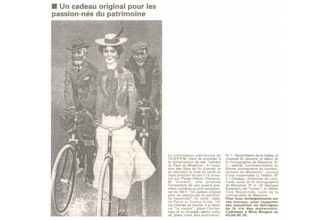 Cahier n° 4 - Saint-Georges-Buttavent ... : Courrier de la Mayenne du 7 décembre 1995