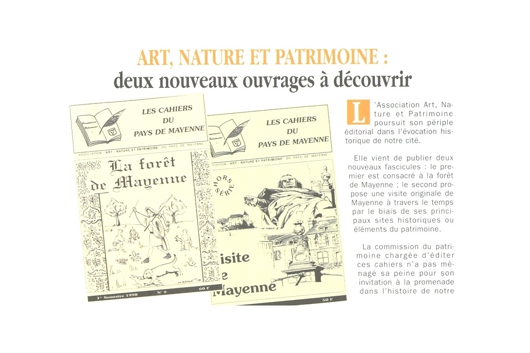 Cahier n° 9 - Journal municipal d'informations (juillet 1998) page 1/2