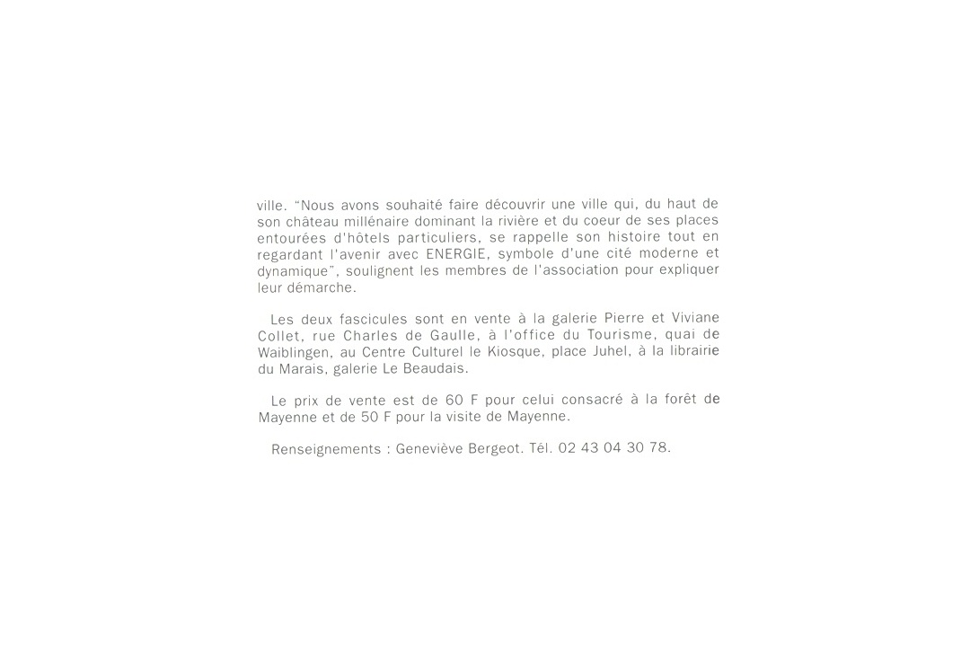 Cahier n° 9 - Journal municipal d'informations (juillet 1998) page 2/2