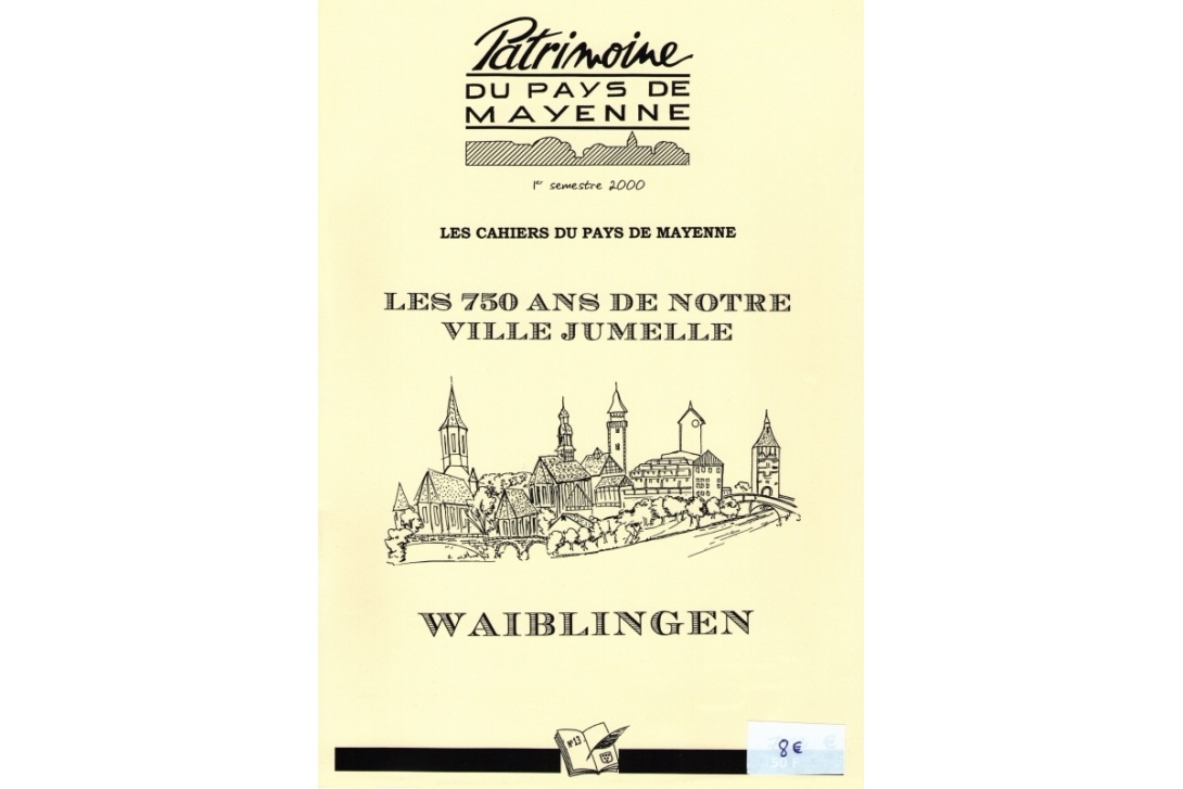 Cahier n° 13, Waiblingen - Couverture