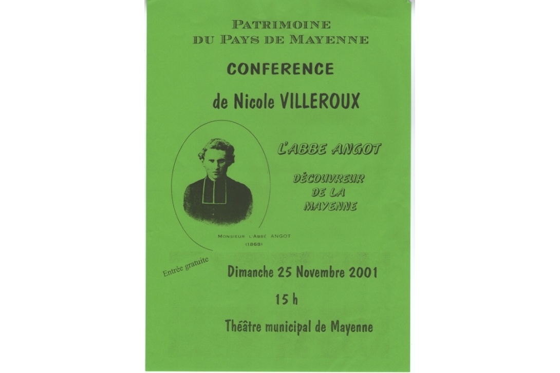 Conférence Abbé Angot - Affiche