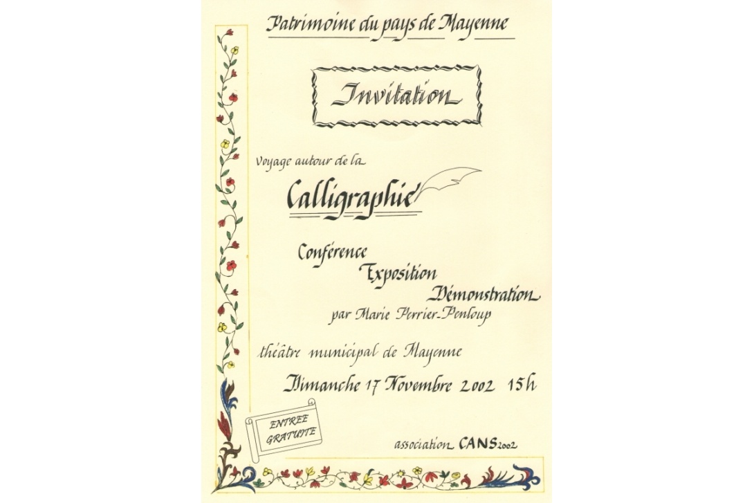 La Calligraphie - Affiche