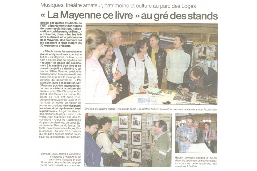 Laval, la Mayenne ce livre - Ouest-France du 31 mars 2003
