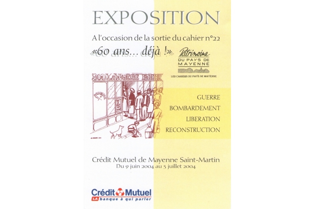 Cahier n° 22, 60 ans déjà ! - Affiche exposition