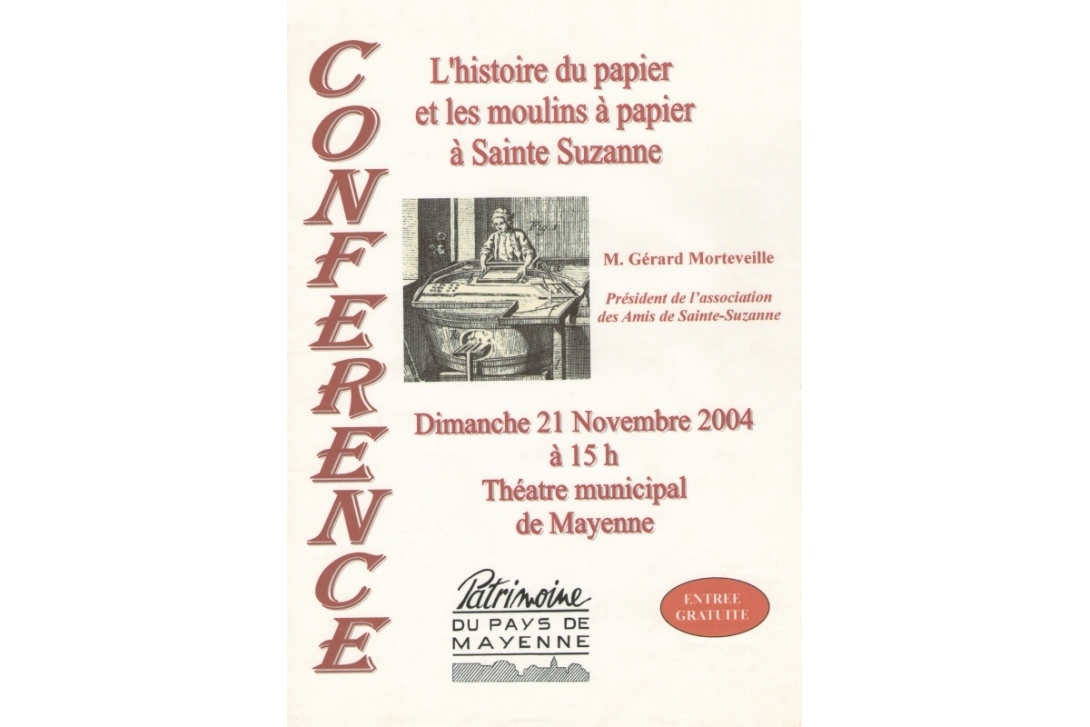 Les Moulins à papier de Sainte-Suzanne - Affiche