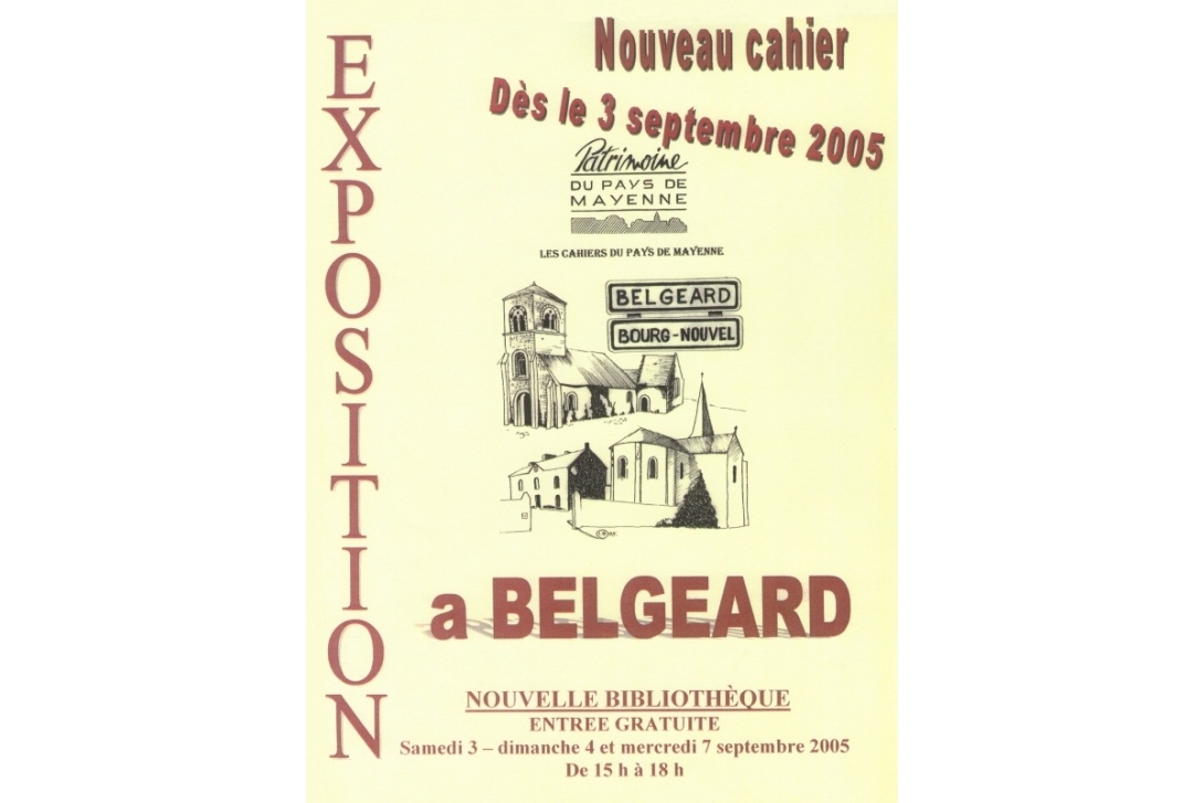 Cahier n° 25, Belgeard - Affiche