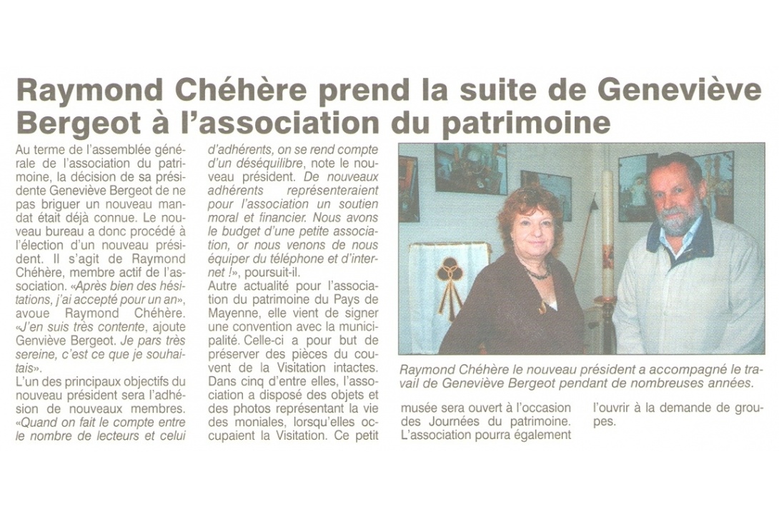 Assemblée générale 2007 - Courrier de la Mayenne