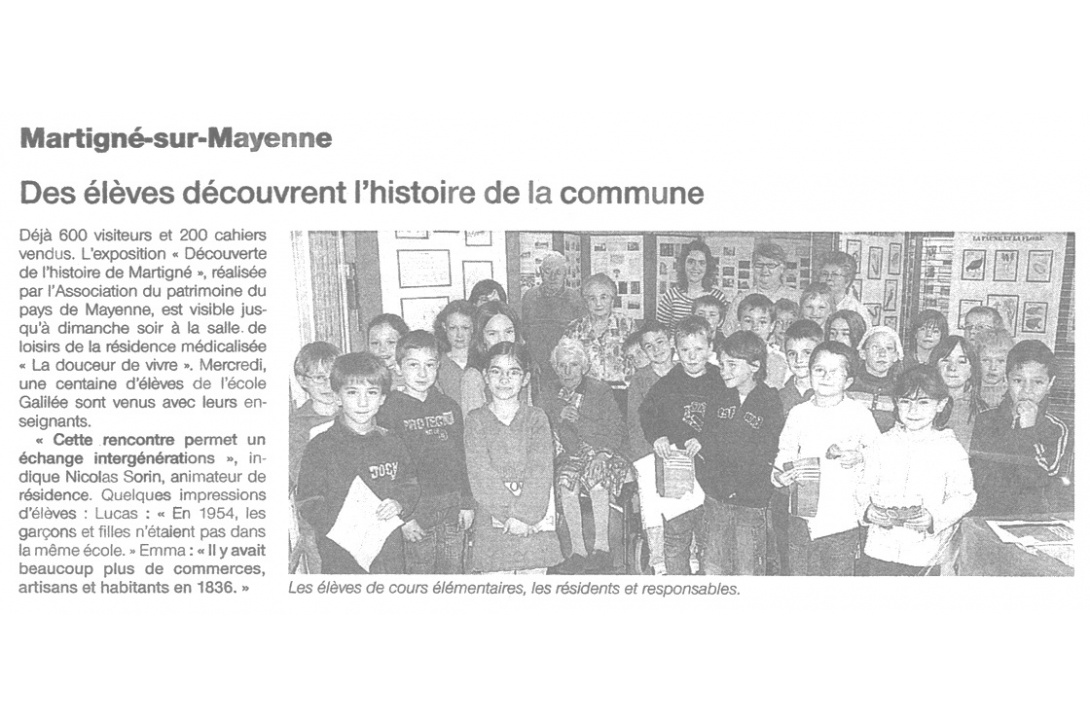 Cahier n° 29, Martigné-sur-Mayenne -