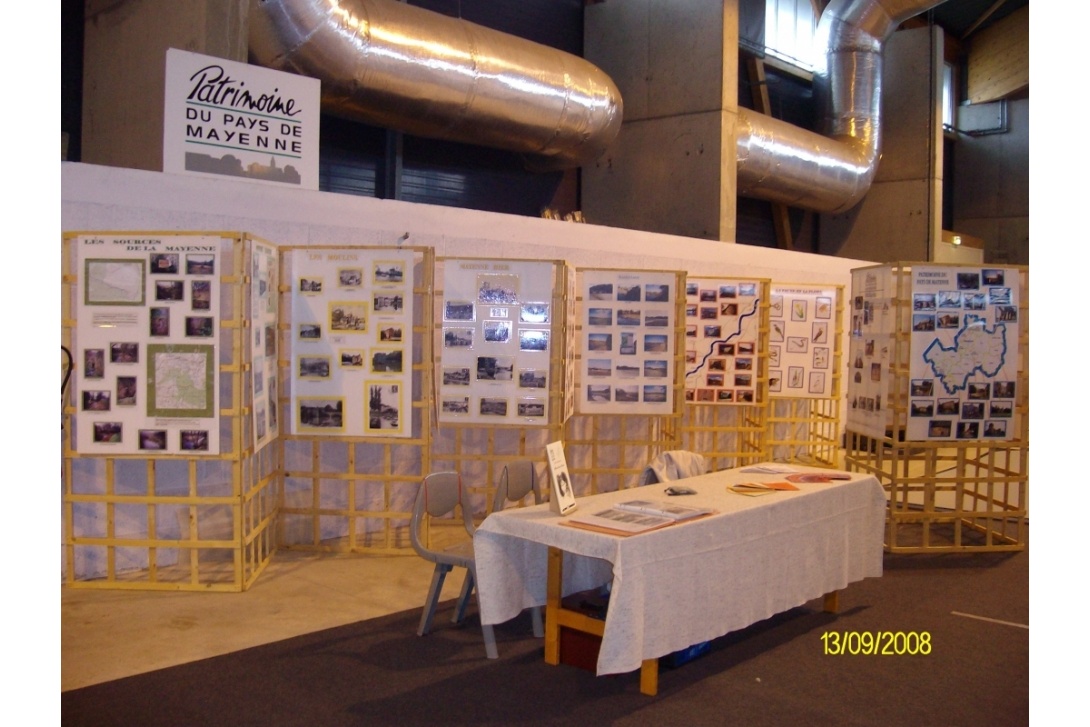 2008, Fête des Associations à Mayenne : Stand du Patrimoine du Pays de Mayenne