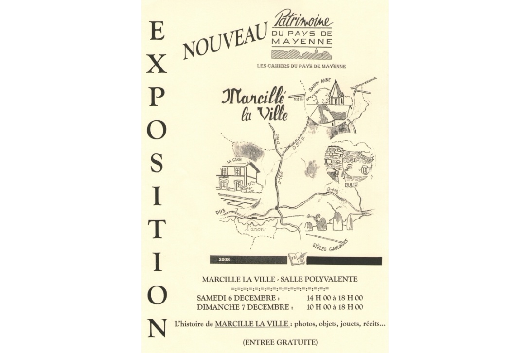 Cahier n° 30, Marcillé-la-Ville - Affiche de l'exposition