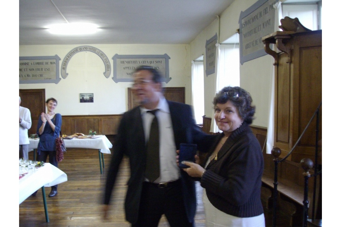 Départ de Geneviève Bergeot - Remise de la Médaille de la Ville