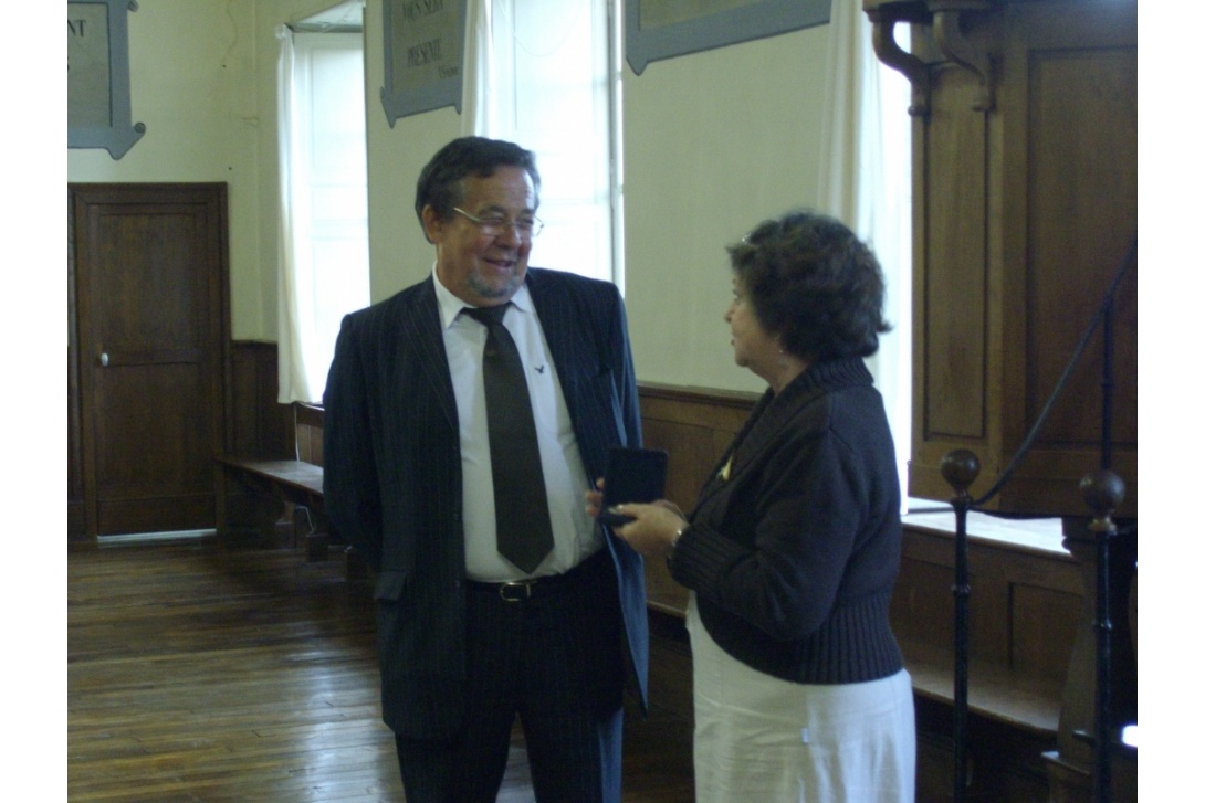 Départ de Geneviève Bergeot - Remise de la Médaille de la Ville