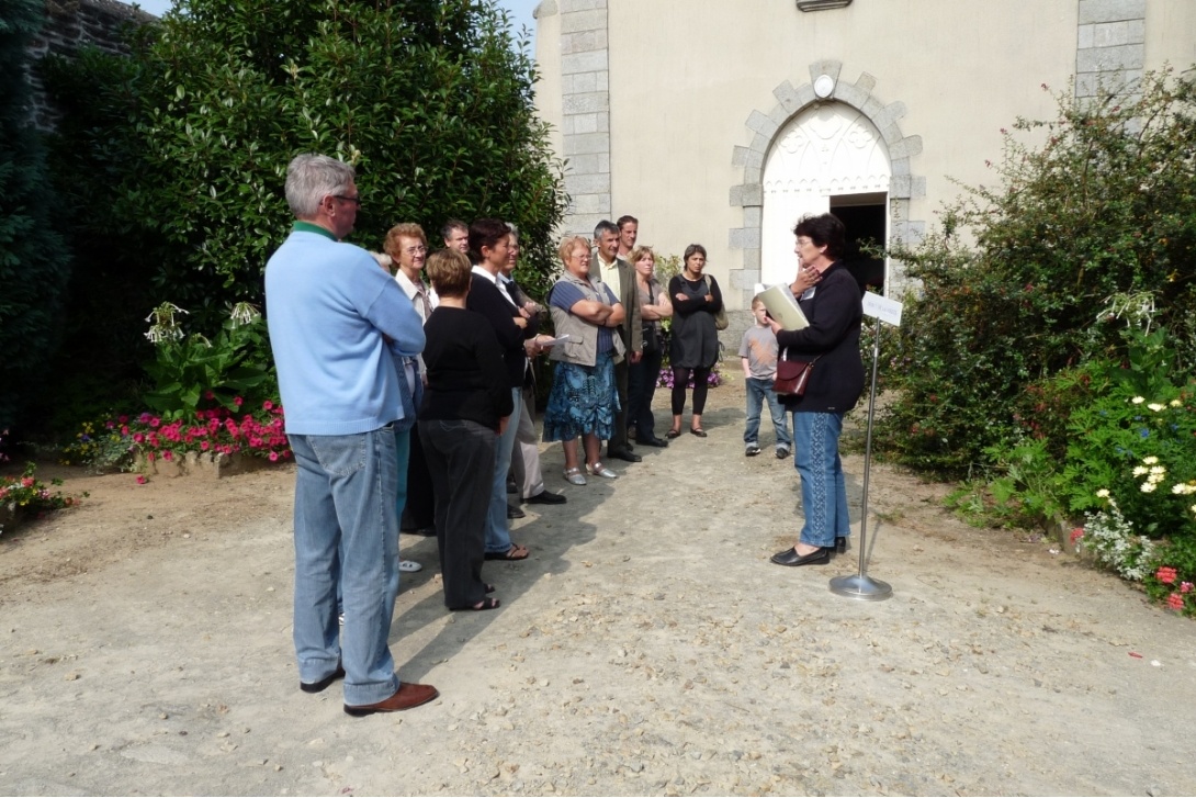 2009, Journées du Patrimoine - Un groupe avec Nicole