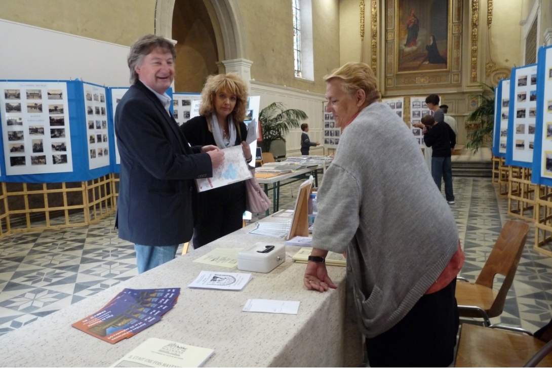 2009, Journées du Patrimoine - Accueil et vente de nos cahiers