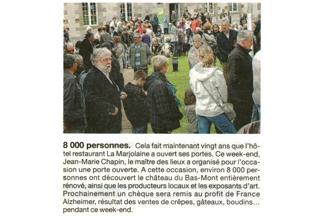 Cahier n° 33, Le Bas Mont - Courrier de la Mayenne du 13 mai 2010