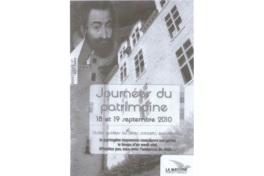 2010, Journées du Patrimoine - Affiche