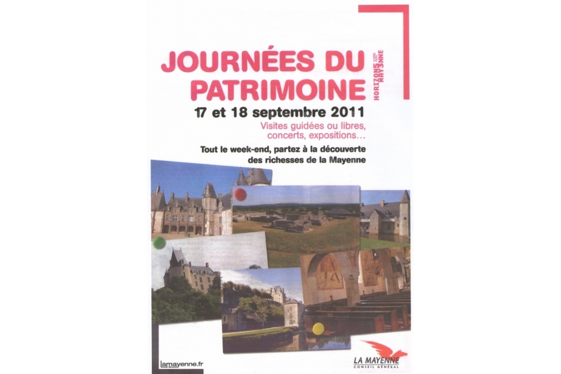 2011, Journées du Patrimoine - Affiche