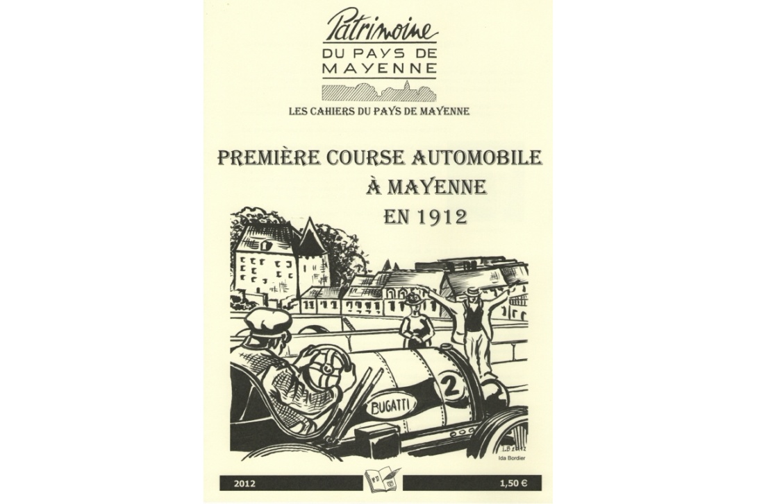 Cahier n° 37, Première course de côte à Mayenne en 1912 - Couverture