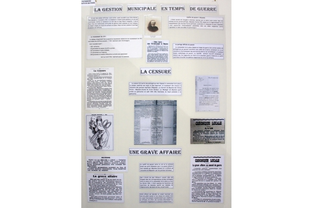 Cahier n° 41, Mayenne 1914-1918 - Panneau