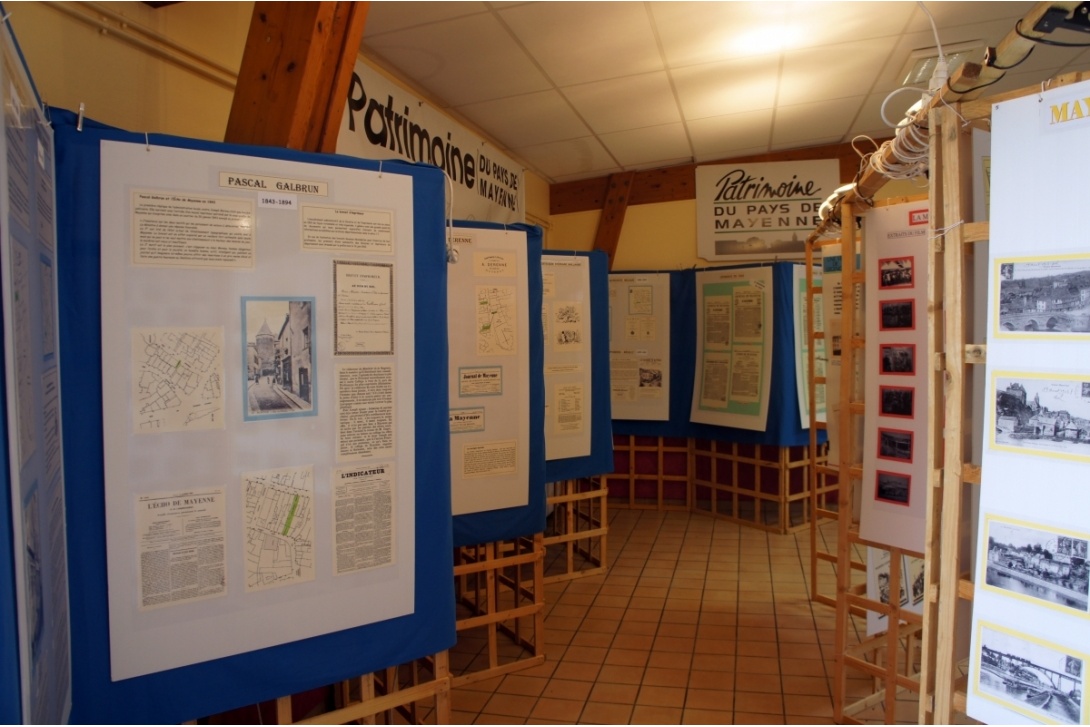 2013, Foire de la Madeleine - Stand du Patrimoine du Pays de Mayenne, spécial Imprimerie à Mayenne