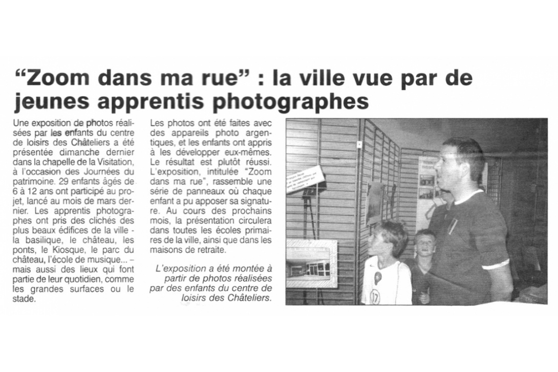 2006, Journées du Patrimoine : Courrier de la Mayenne, septembre 2006