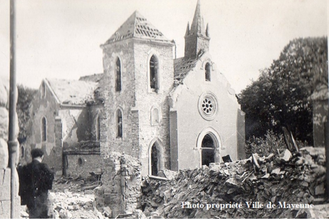 Bombardement de Mayenne - Chapelle de l'hôpital