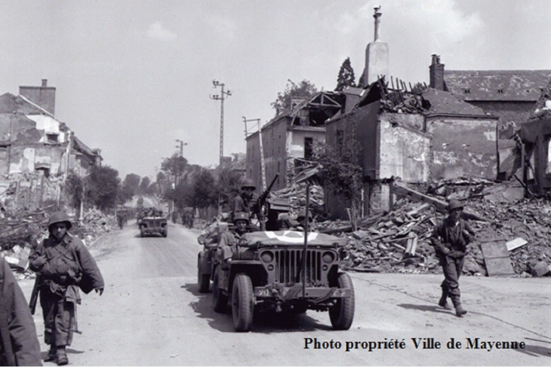 Libération de Mayenne - Bd de Montigny (anciennement rue P. Lintier)