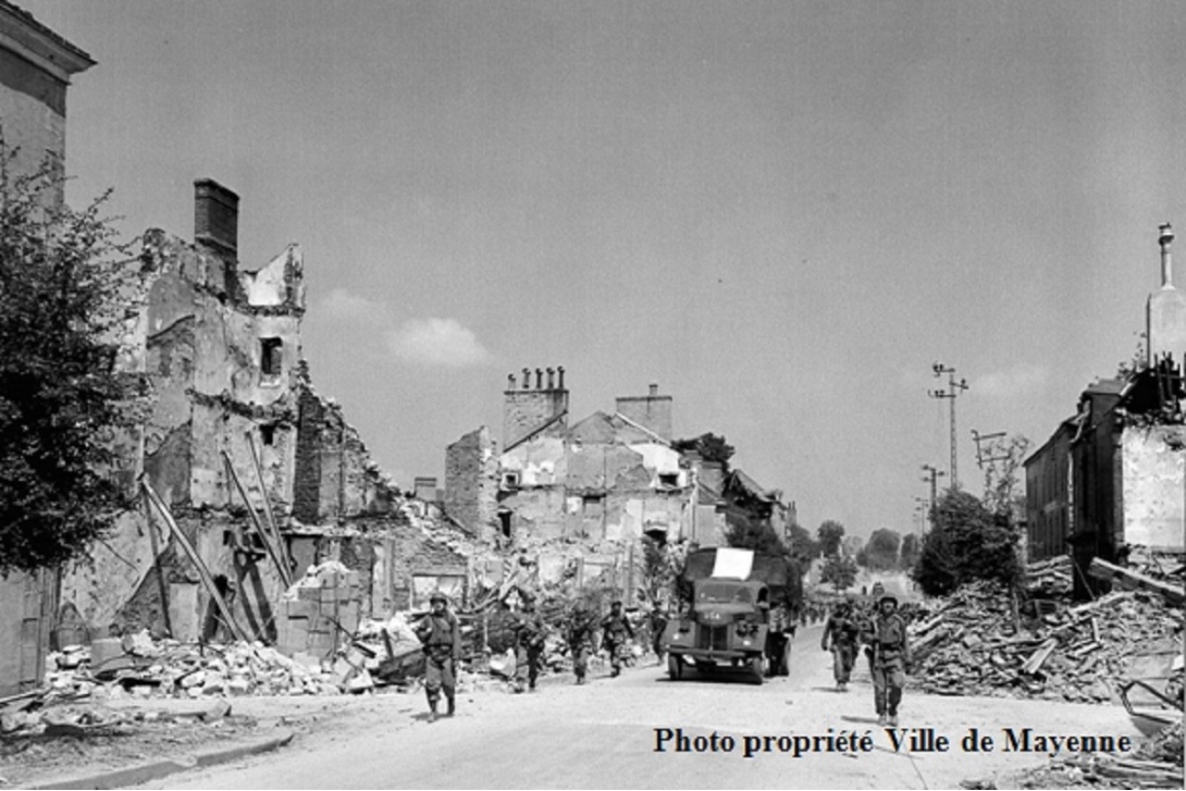 Libération de Mayenne - Bd de Montigny (anciennement rue P. Lintier)