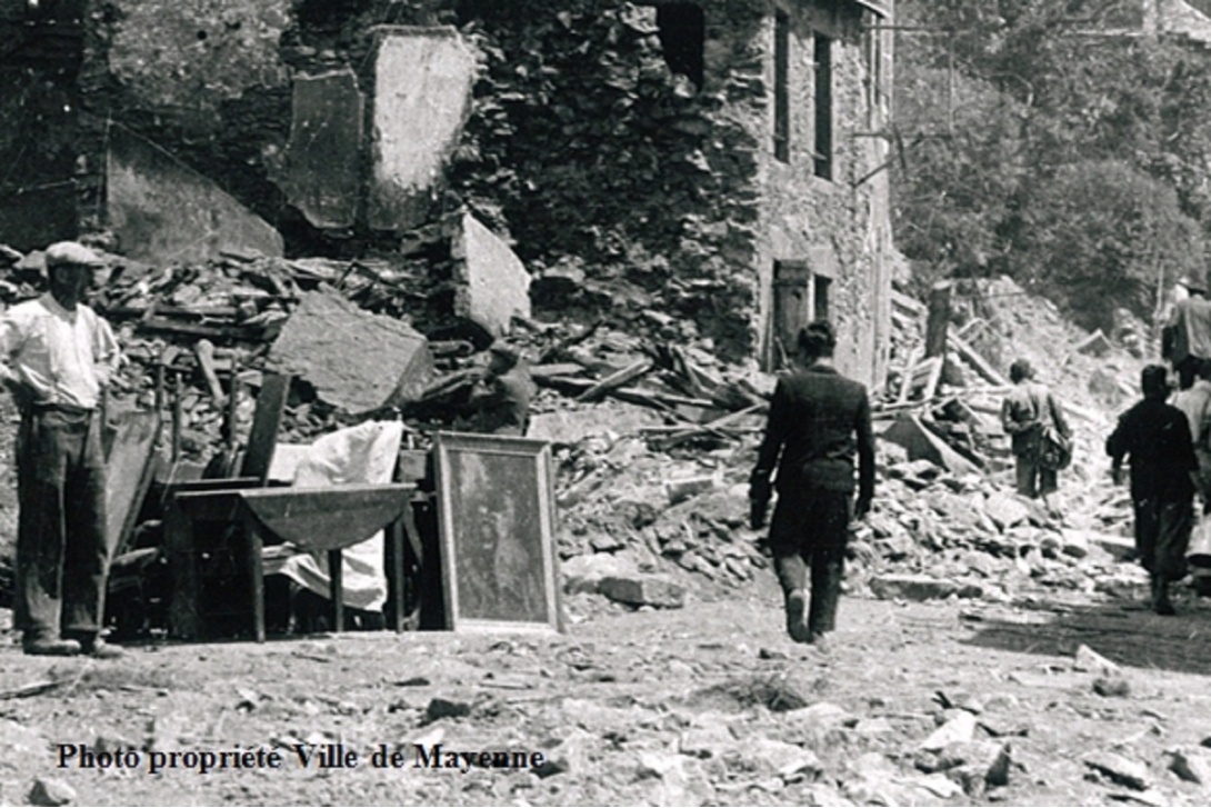 Bombardement de Mayenne - à l'heure de l'état des lieux