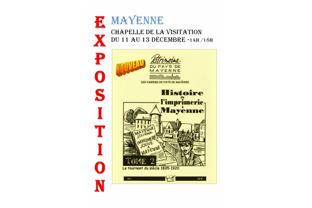 Cahier n° 42, l'Imprimerie à Mayenne, Tome II : Affiche de l'exposition