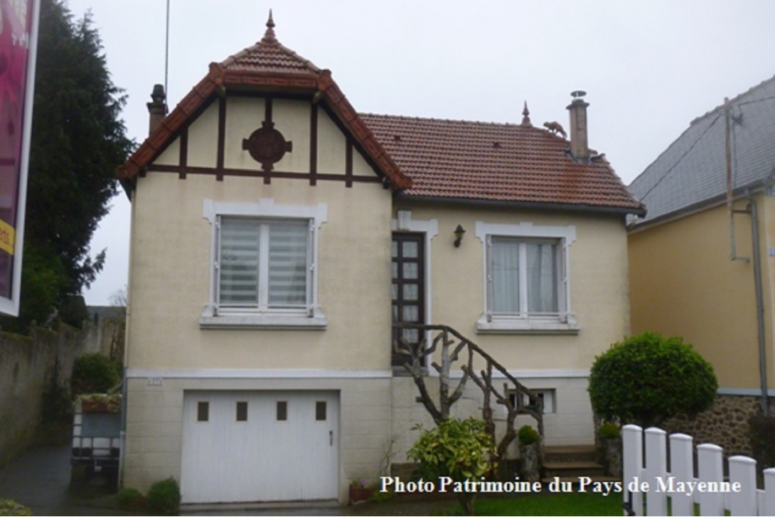 Mayenne - bd Anatole France (trompe-l'oeil)