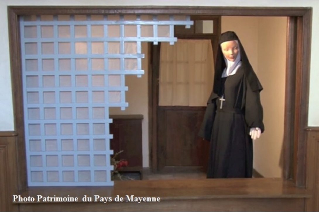 La Visitation de Mayenne - un parloir reconstitué