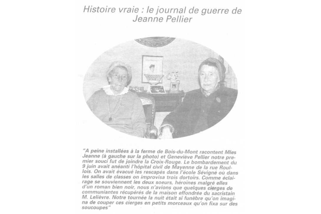 Jeanne Pellier - Journal de guerre (page 1/2)